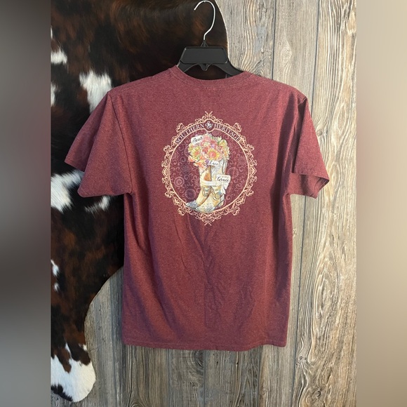 Southern Heritage Tops - Southern Heritage size medium maroon southern girl short sleeve tshirt